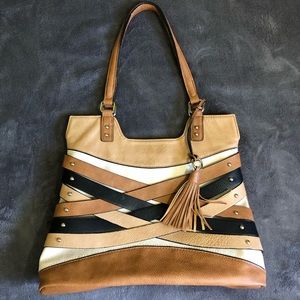 multi-toned purse from Kensie